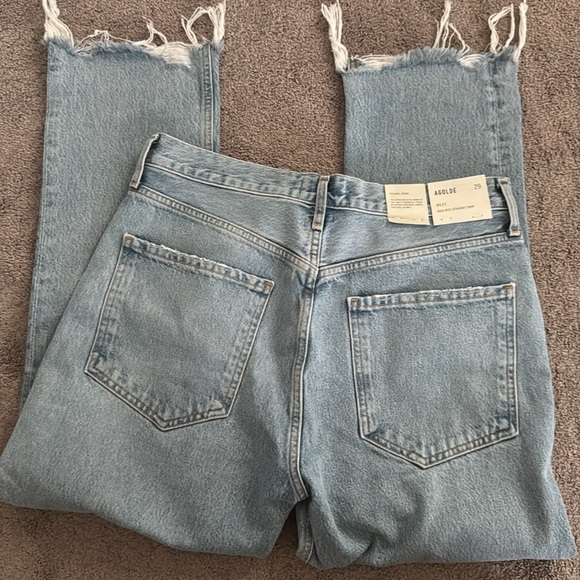 AGOLDE Riley High Rise Straight Crop - Picture 3 of 6